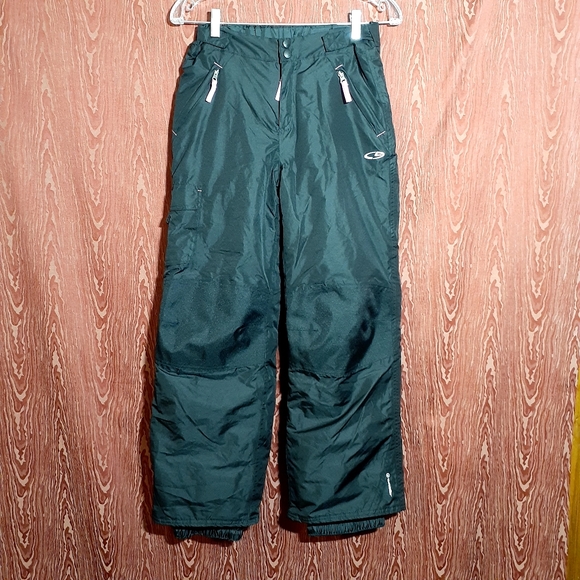 CHAMPION Other - CHAMPION SNOW PANTS GIRL'S SIZE L 10-12 BLACK INSULATED SKI SNOWBOARD RIPSTOP